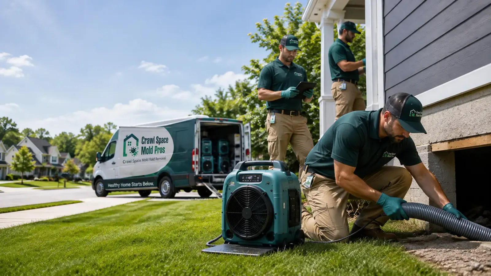 Crawl Space Mold Removal in Indiana